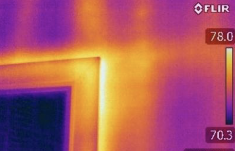 ARCHforensic®️LLC uses infrared thermography during forensic building investigations.